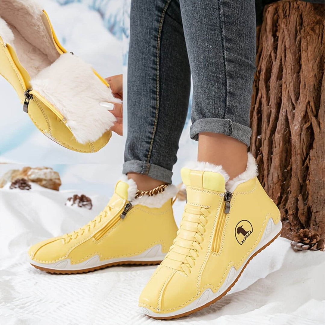 Lea | Lässige Winterstiefeletten Damen warm gefüttert