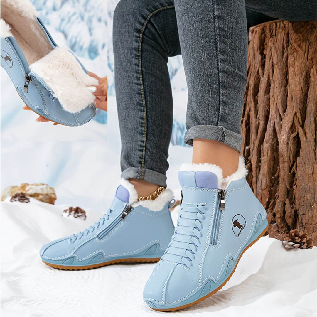 Lea | Lässige Winterstiefeletten Damen warm gefüttert