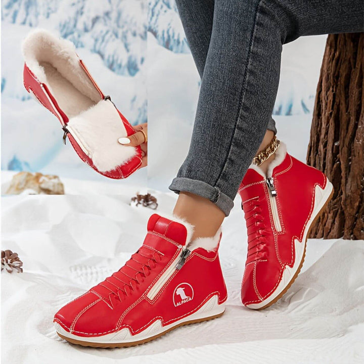 Lea | Lässige Winterstiefeletten Damen warm gefüttert