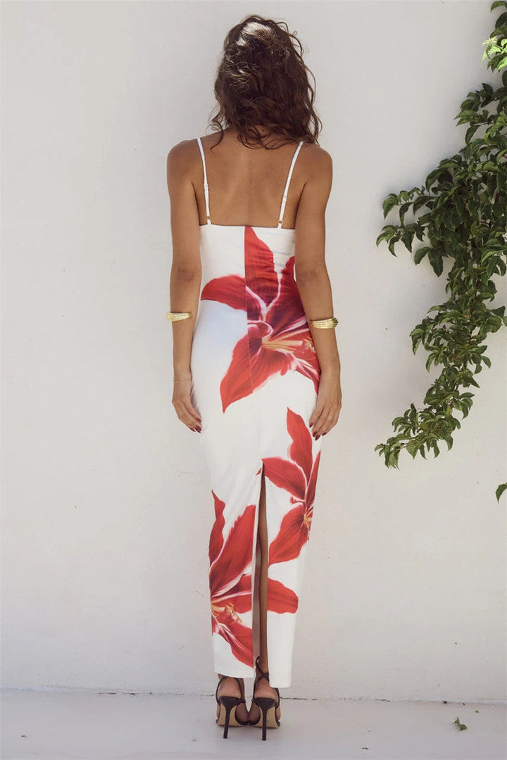 Matiwa | Langes Kleid mit Blumenmuster