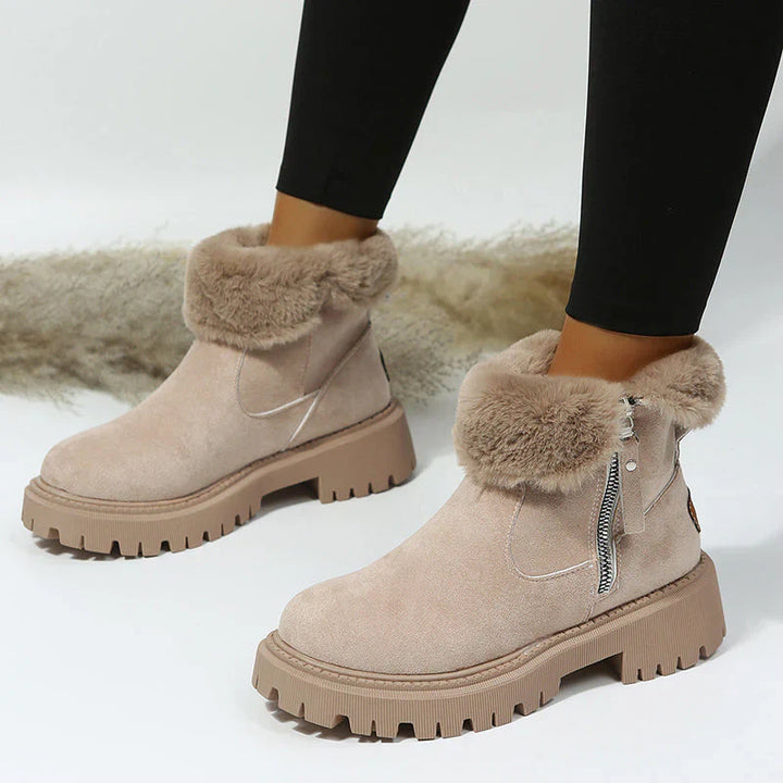 Alice | Plüschstiefel für Damen im Winterdesign