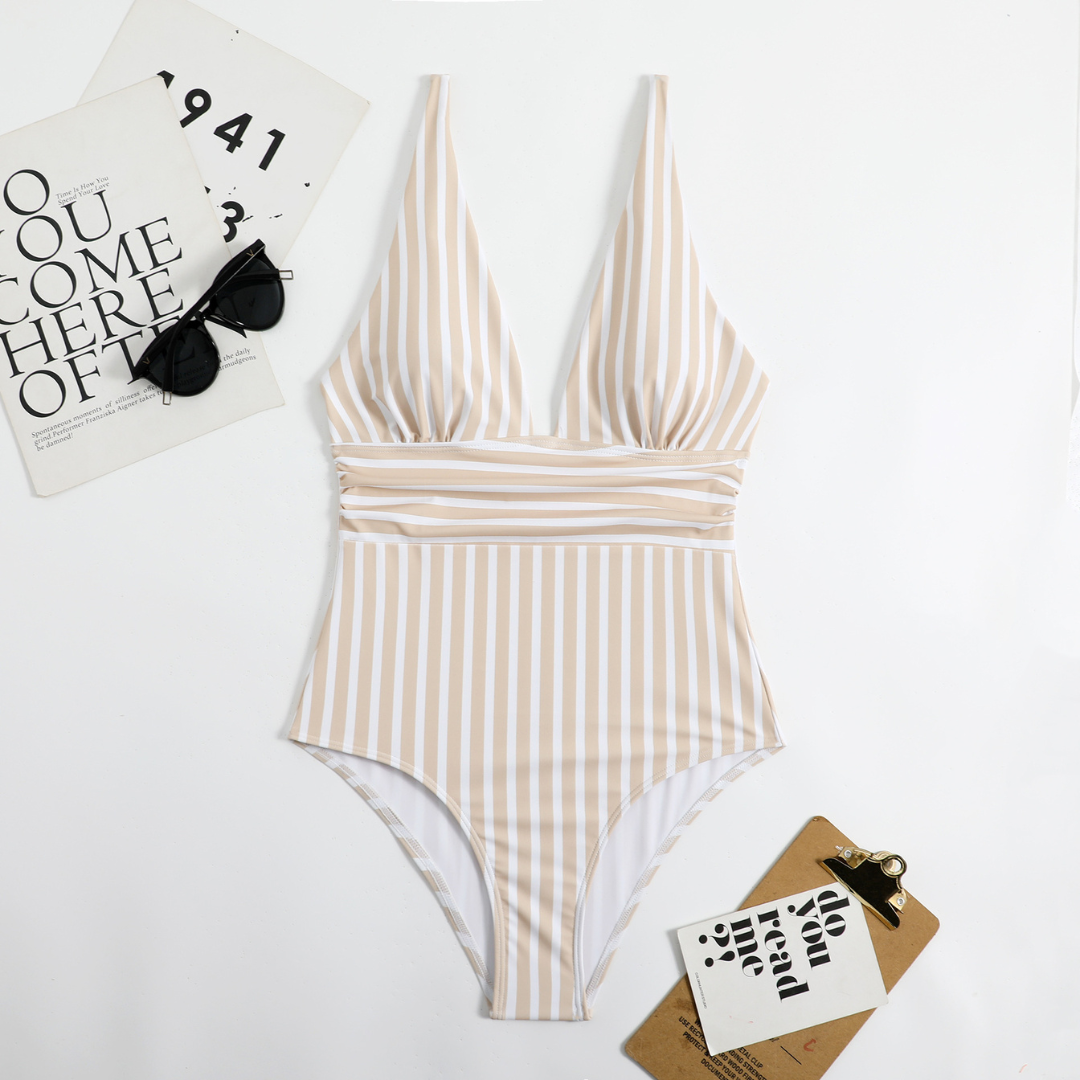 Helena | Luxus-Badeanzug im Horizon-Design für Damen