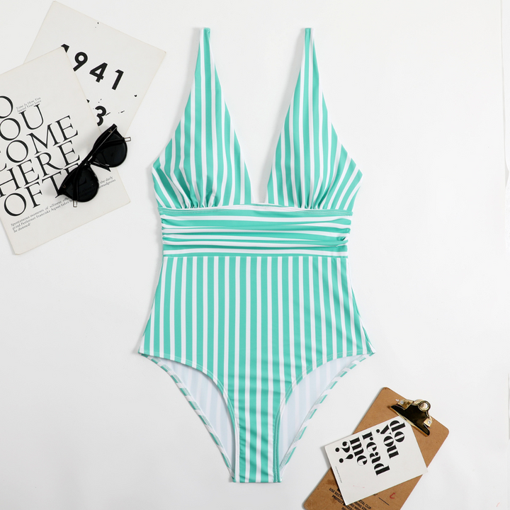 Helena | Luxus-Badeanzug im Horizon-Design für Damen