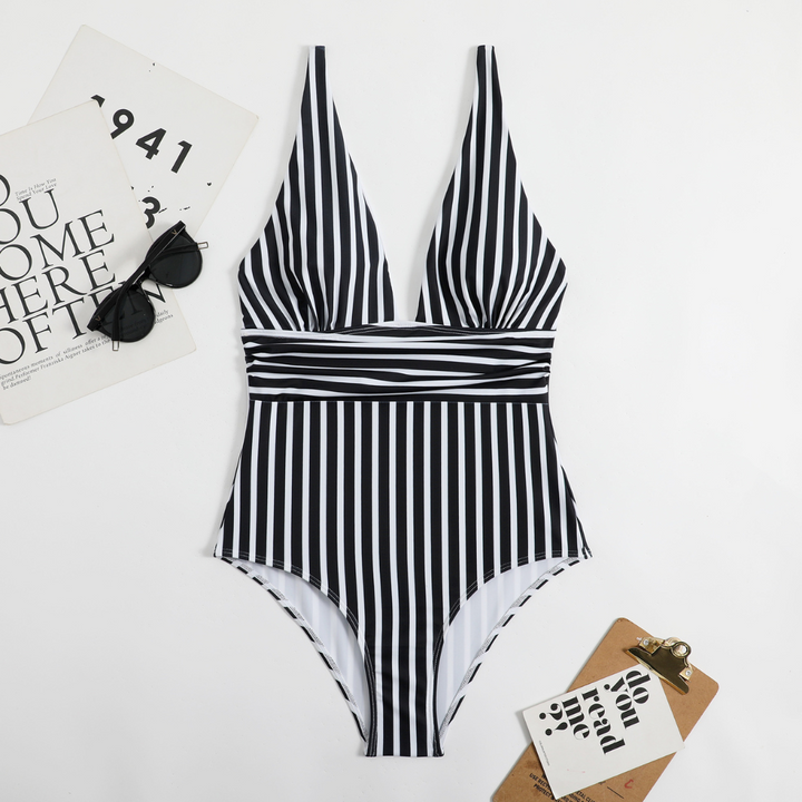 Helena | Luxus-Badeanzug im Horizon-Design für Damen