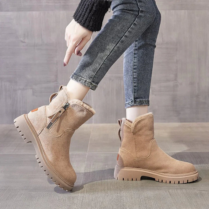 Alice | Plüschstiefel für Damen im Winterdesign