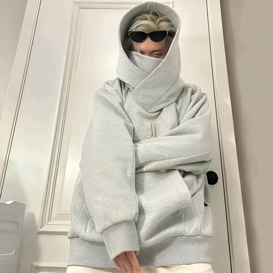 Ninja | Oversize Hoodie mit doppelter Kapuze
