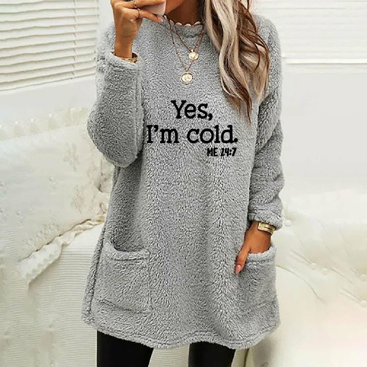 Elfrieda | Flauschiger Fleecepullover für Damen
