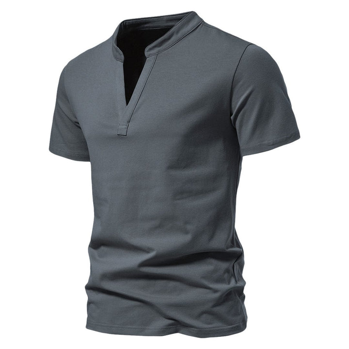 Kent | Bequemer Henley-Pullover mit Knopfleiste