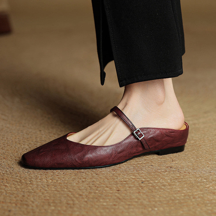 Amelie | Stilvolle Mules Damen Spitze