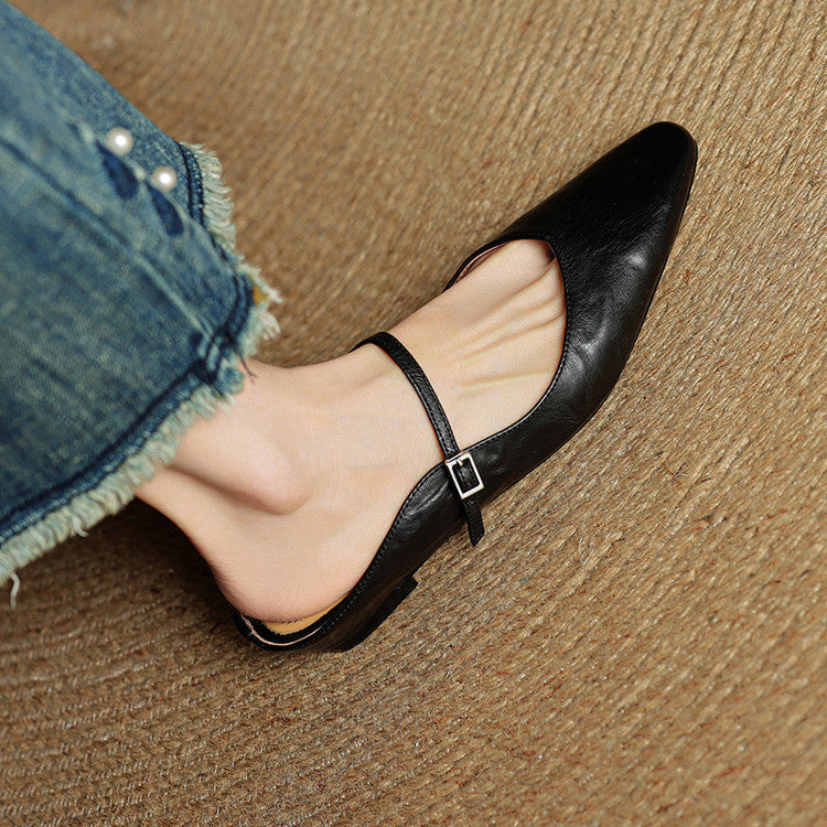 Amelie | Stilvolle Mules Damen Spitze