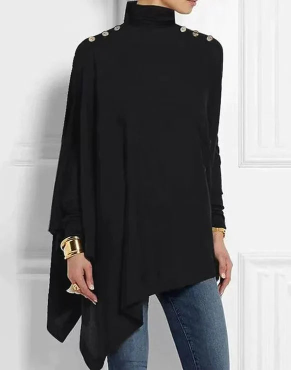 Mira | Asymmetrisches Damen-Top in edlem Stil