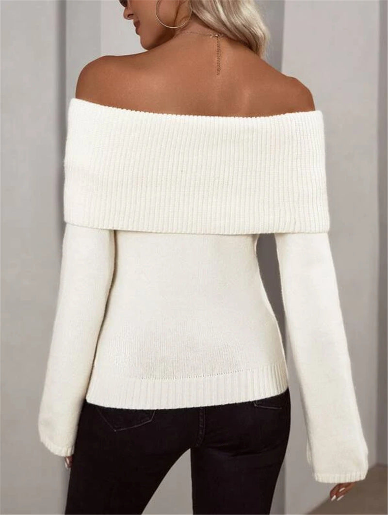 Johanna | Off-Shoulder Pullover im lässigen Stil