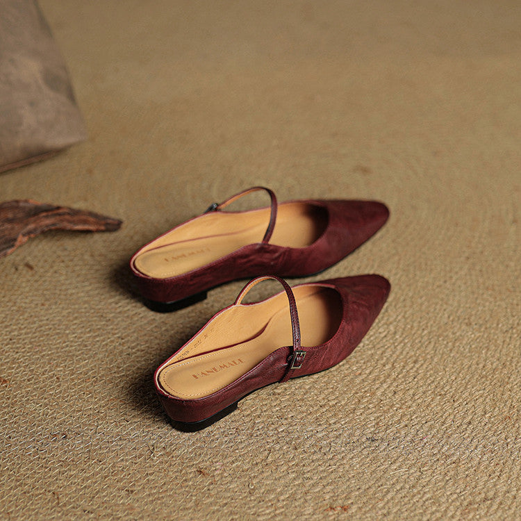 Amelie | Stilvolle Mules Damen Spitze