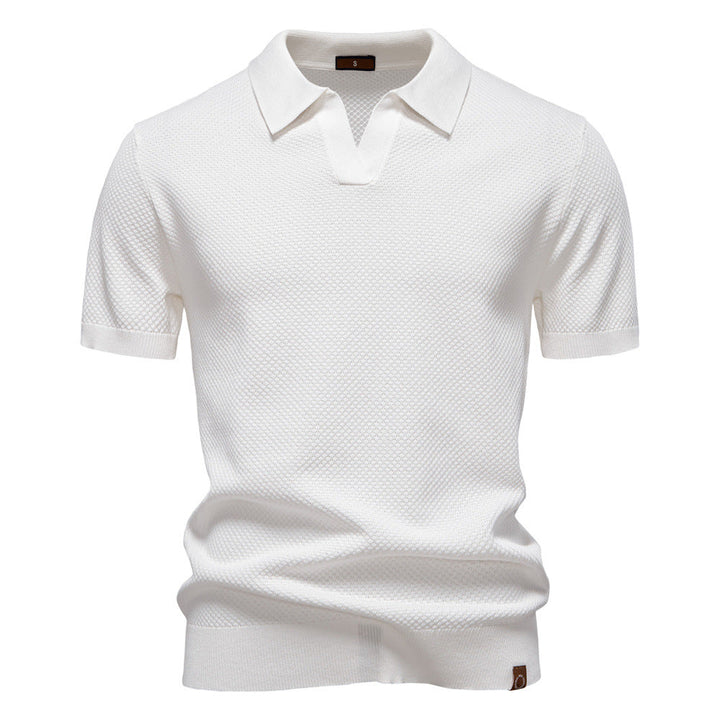 Martin | Strukturiertes Polo-Shirt im eleganten Design