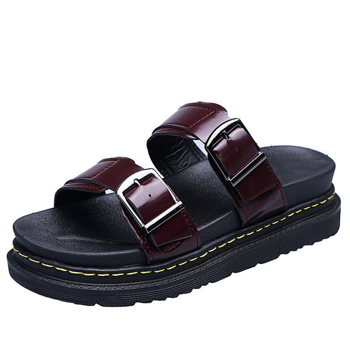 Lena | Bequeme Sommer-Plateausandalen mit Schnalle