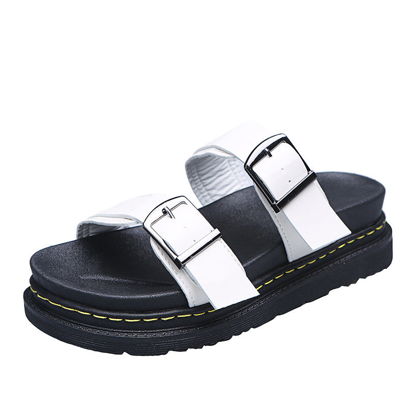 Lena | Bequeme Sommer-Plateausandalen mit Schnalle