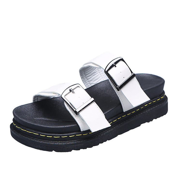Lena | Bequeme Sommer-Plateausandalen mit Schnalle