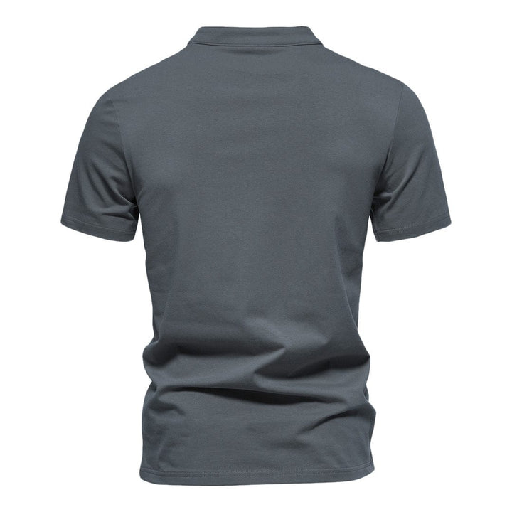 Kent | Bequemer Henley-Pullover mit Knopfleiste