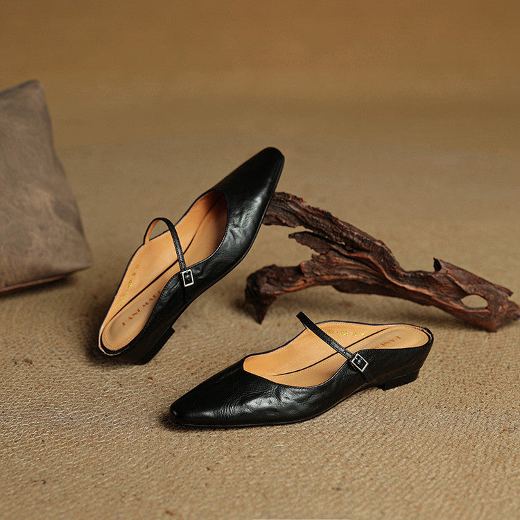Amelie | Stilvolle Mules Damen Spitze