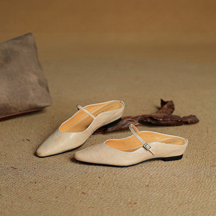 Amelie | Stilvolle Mules Damen Spitze