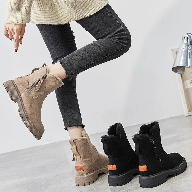 Alice | Plüschstiefel für Damen im Winterdesign