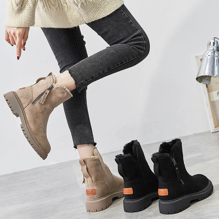 Alice | Plüschstiefel für Damen im Winterdesign