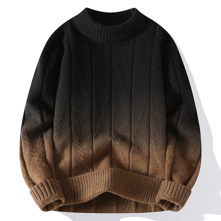 Ombré-Kaskaden | Weicher Pullover mit Farbverlauf