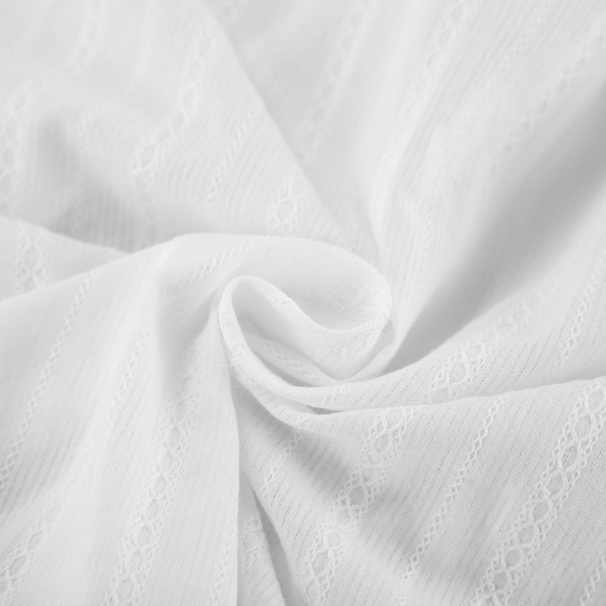 Mirela | Gestreifte Bluse mit Bindemanschetten
