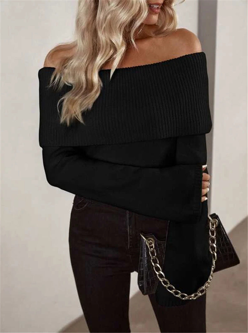 Johanna | Off-Shoulder Pullover im lässigen Stil