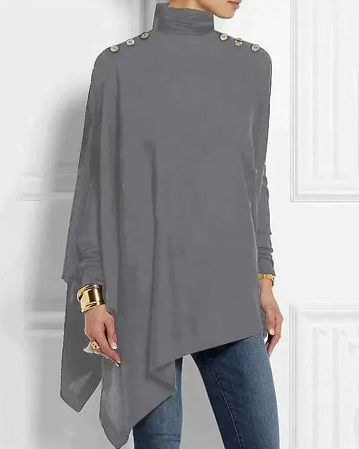 Mira | Asymmetrisches Damen-Top in edlem Stil