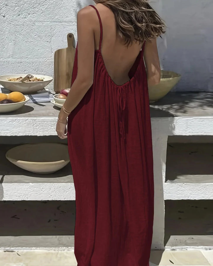 Clara | Damen Maxikleid leicht & modisch geschnitten