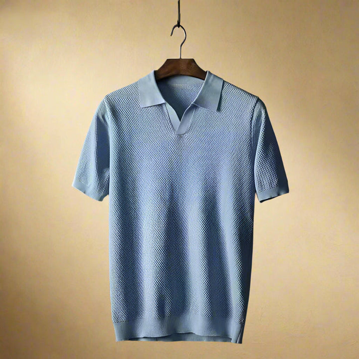 MAXIMILIAN COLE PIQUÉ-STRICK-POLO
