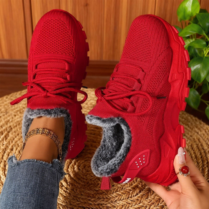 Amira | Fleece-Sneaker für Damen in trendigem Design