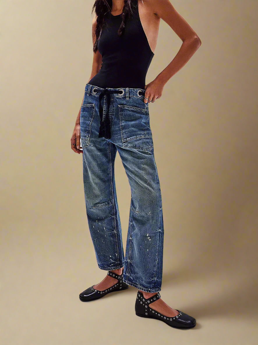 ALBA FIORELLA HANDWERKLICH INSPIRIERTE HOSE