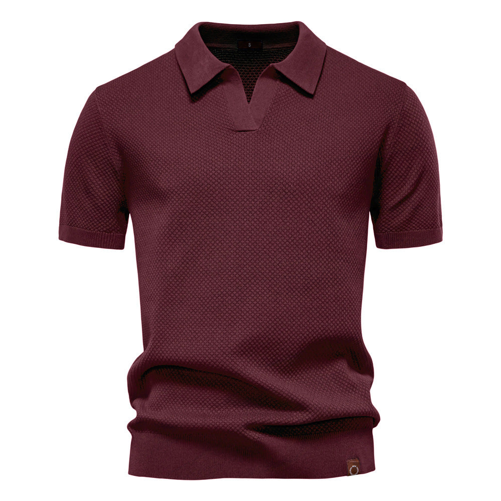 Martin | Strukturiertes Polo-Shirt im eleganten Design