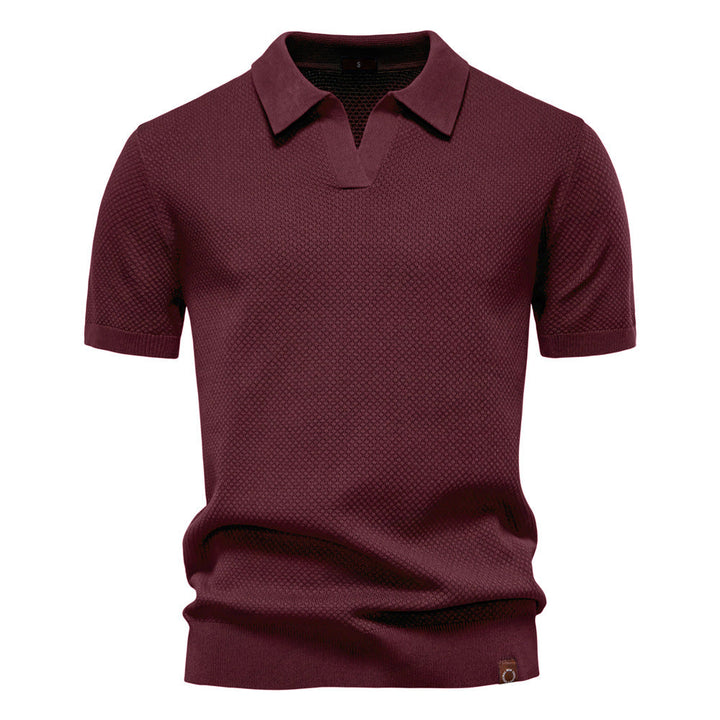 Martin | Strukturiertes Polo-Shirt im eleganten Design