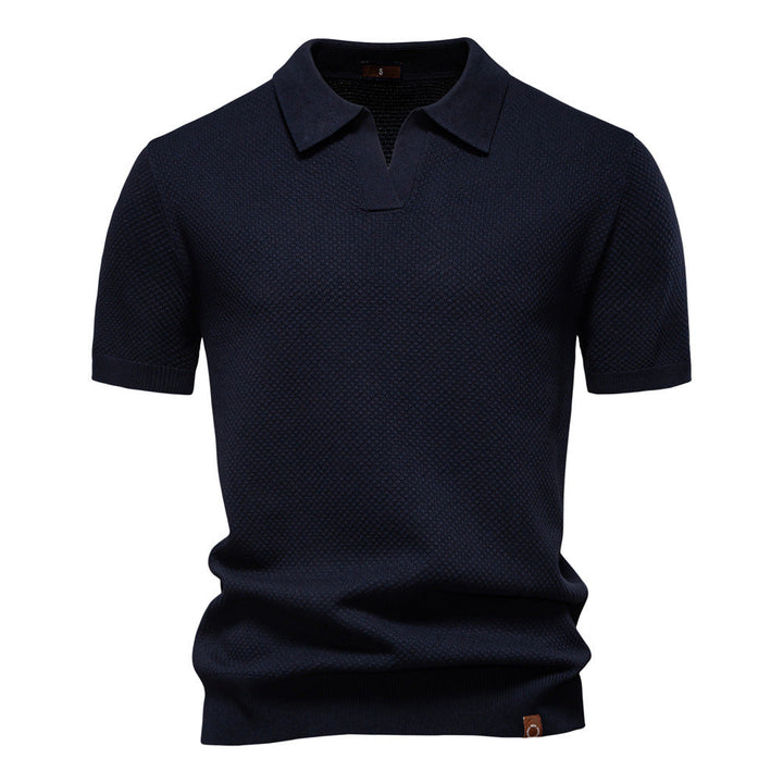 Martin | Strukturiertes Polo-Shirt im eleganten Design