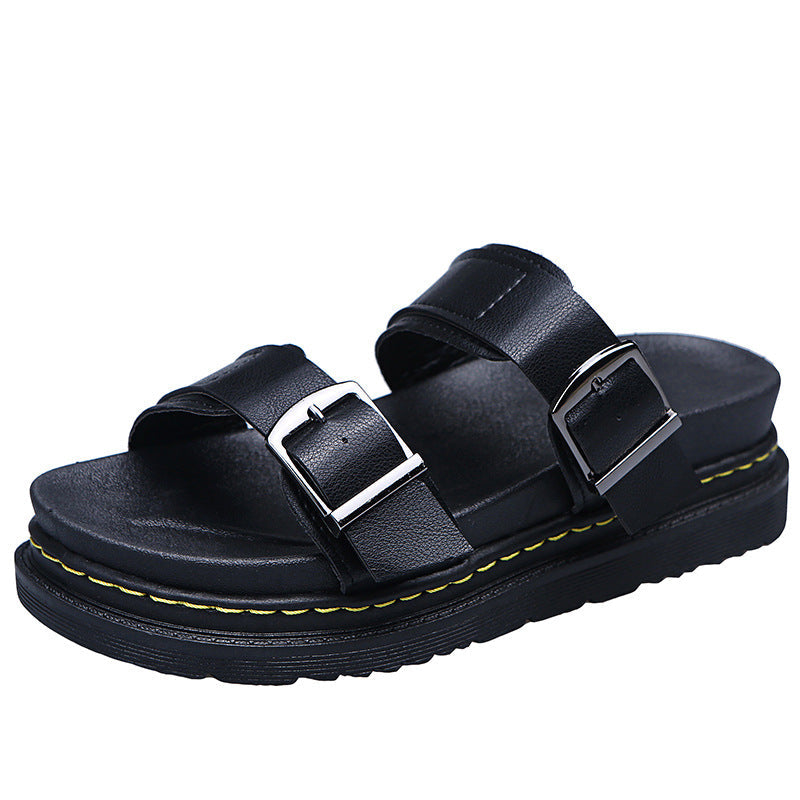 Lena | Bequeme Sommer-Plateausandalen mit Schnalle