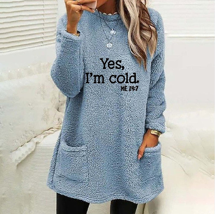 Elfrieda | Flauschiger Fleecepullover für Damen