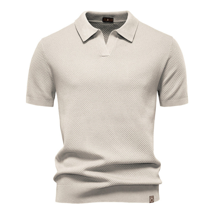 Martin | Strukturiertes Polo-Shirt im eleganten Design