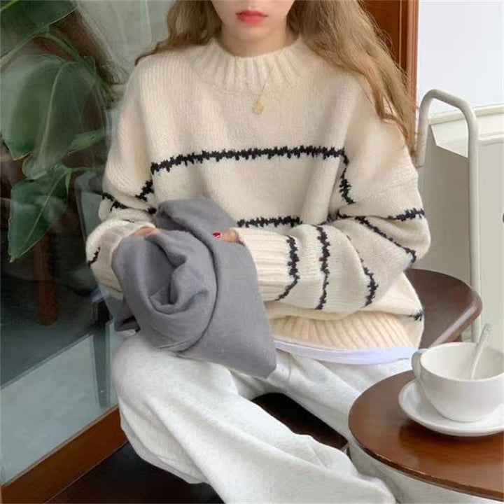 Amelie | Moderner Damen-Strickpullover cozy & stylisch