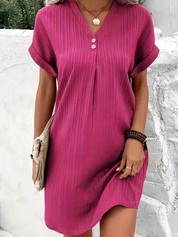 CIARA Sommerkleid mit V-Ausschnitt für sonnige Tage mit Stil