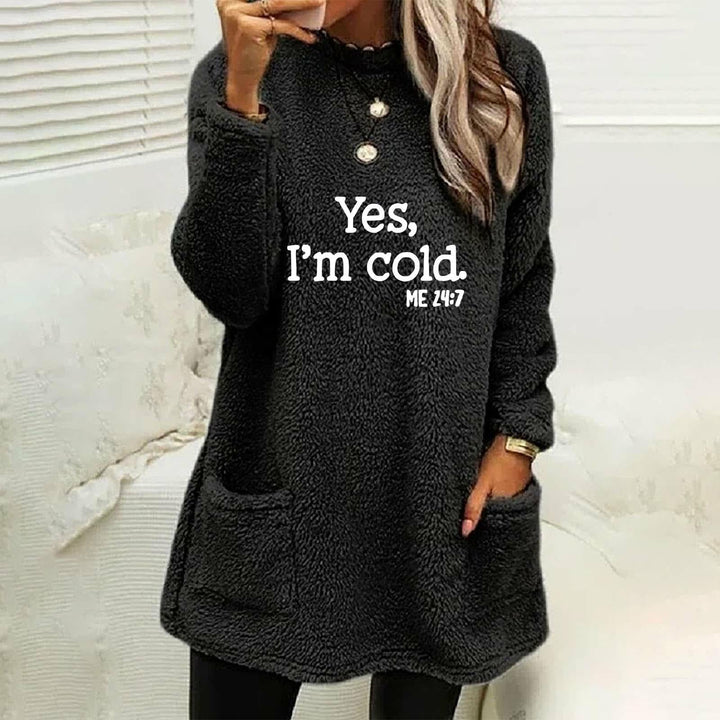 Elfrieda | Flauschiger Fleecepullover für Damen