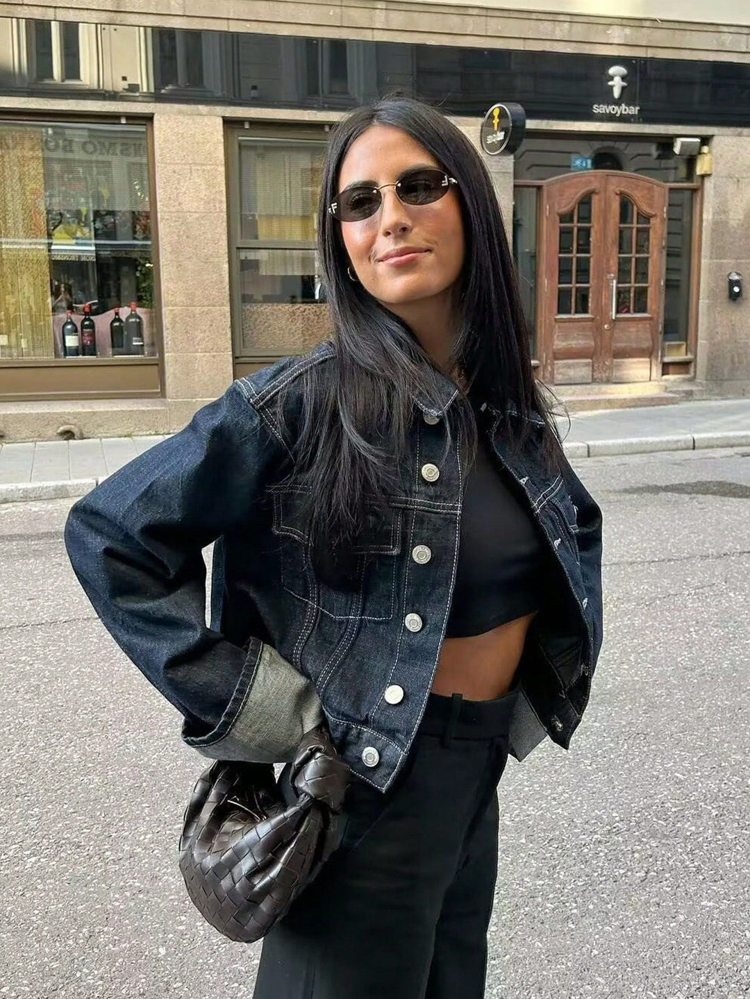 Helena | Lässige Jacke Damen mit aufrollbaren Ärmeln