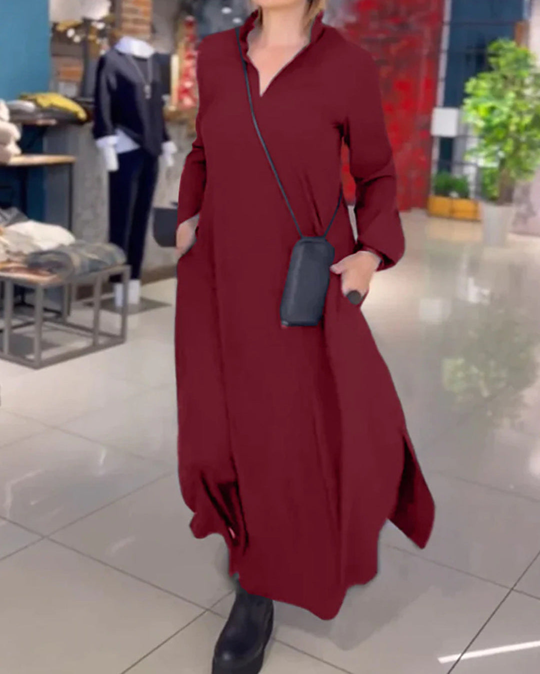 Evite | Elegantes Maxikleid mit fließender Silhouette