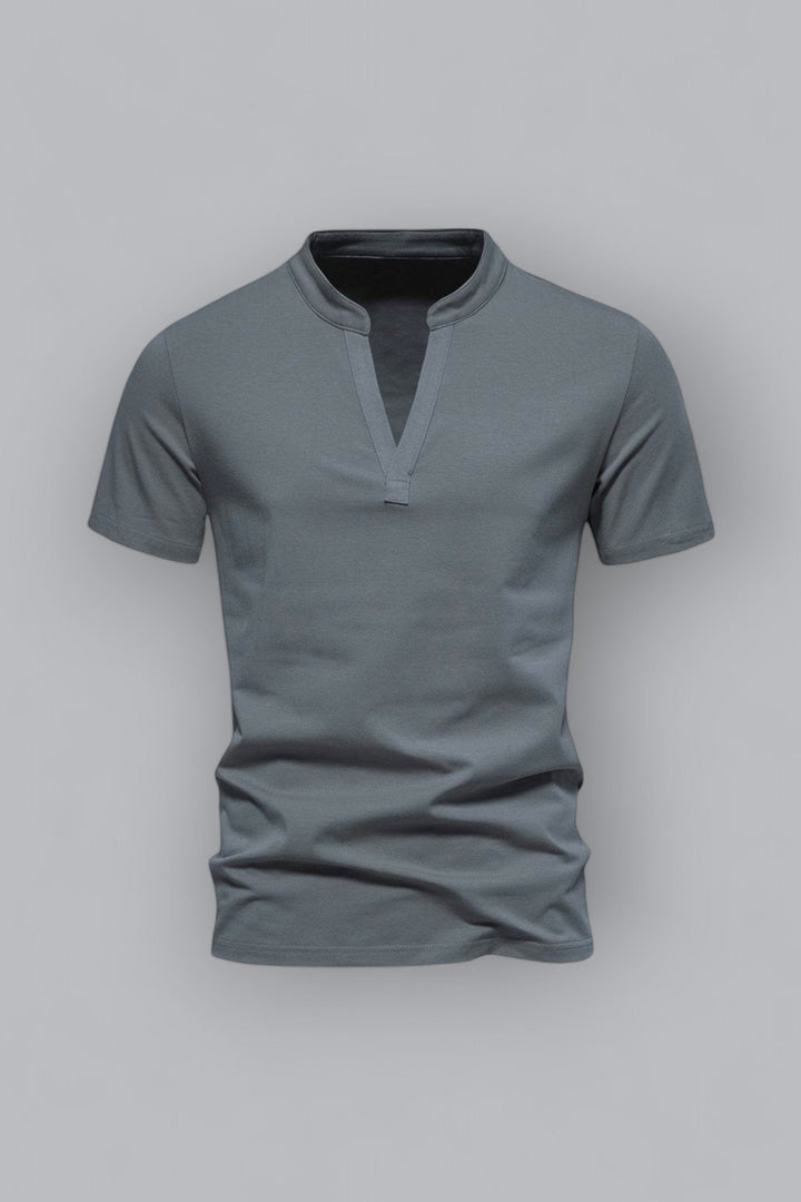 Kent | Bequemer Henley-Pullover mit Knopfleiste