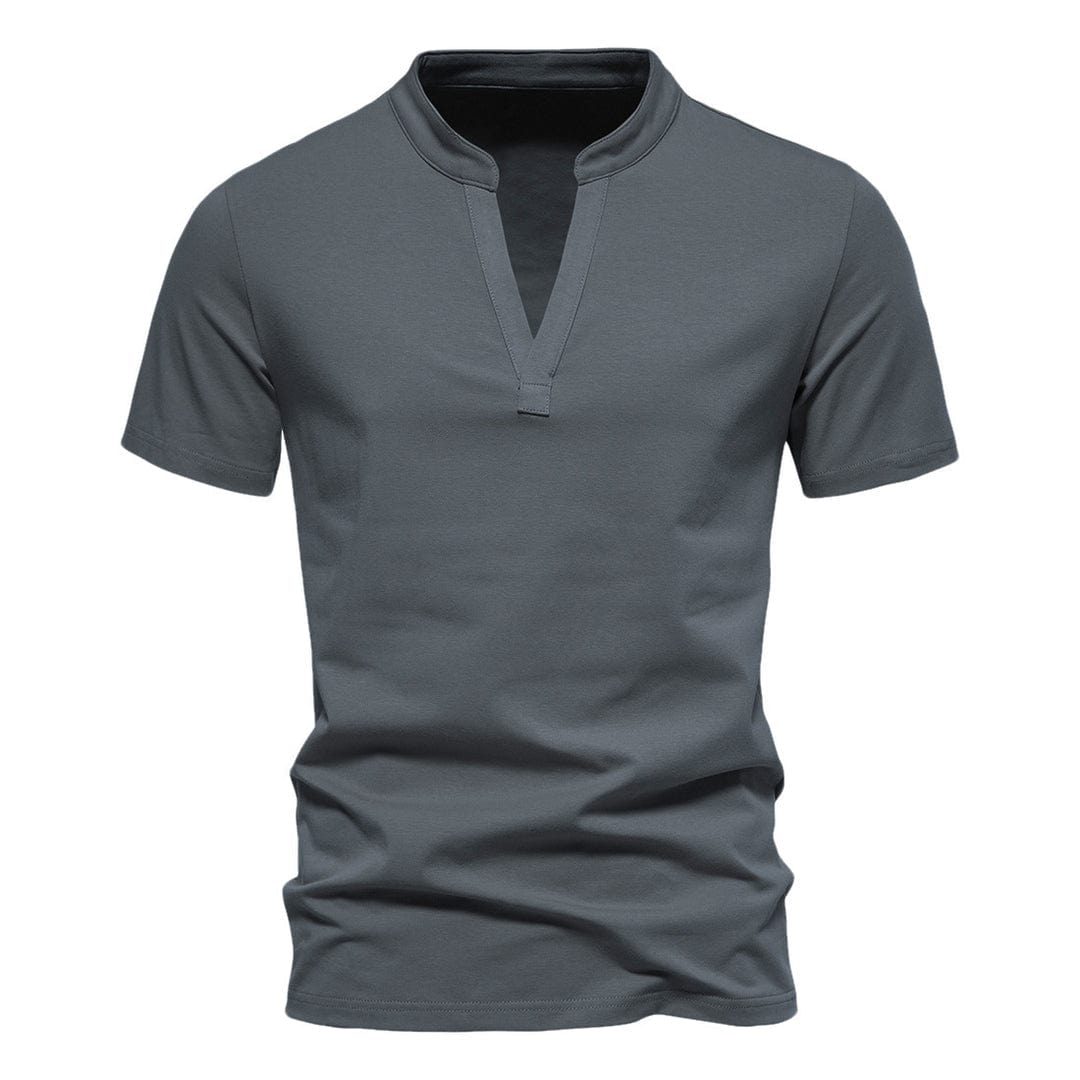 Kent | Bequemer Henley-Pullover mit Knopfleiste