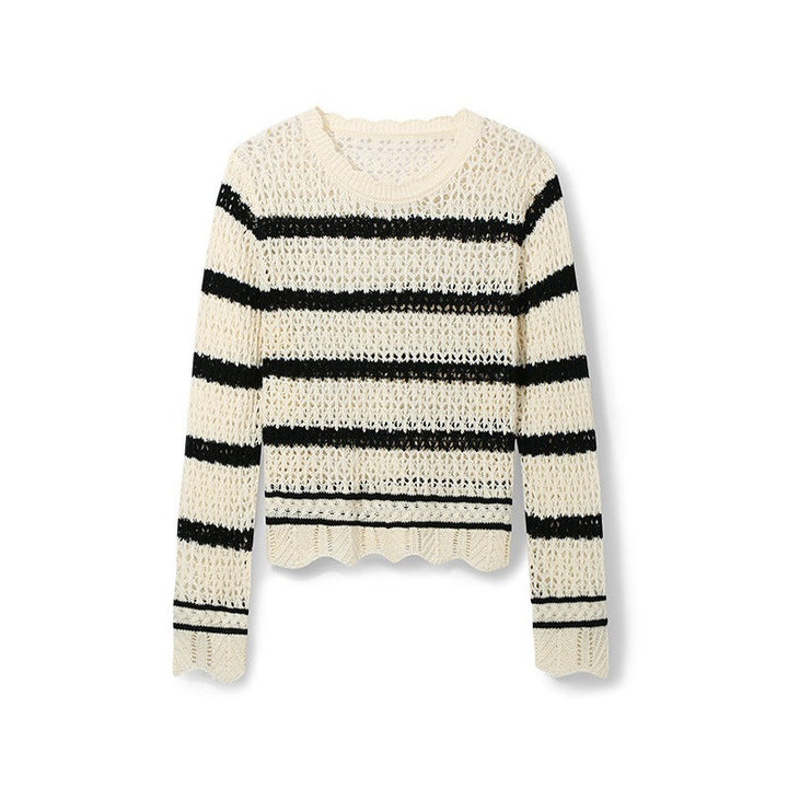 Helene | Gestreifter Damenpullover im Casual-Stil
