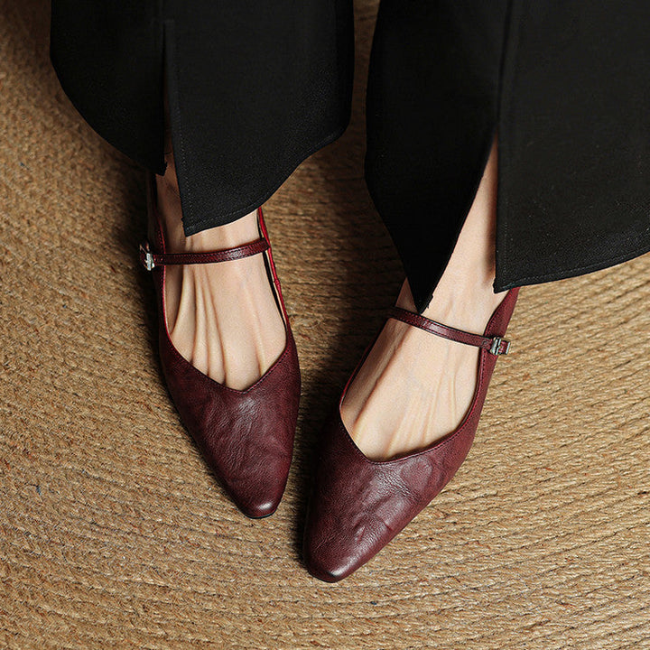 Amelie | Stilvolle Mules Damen Spitze