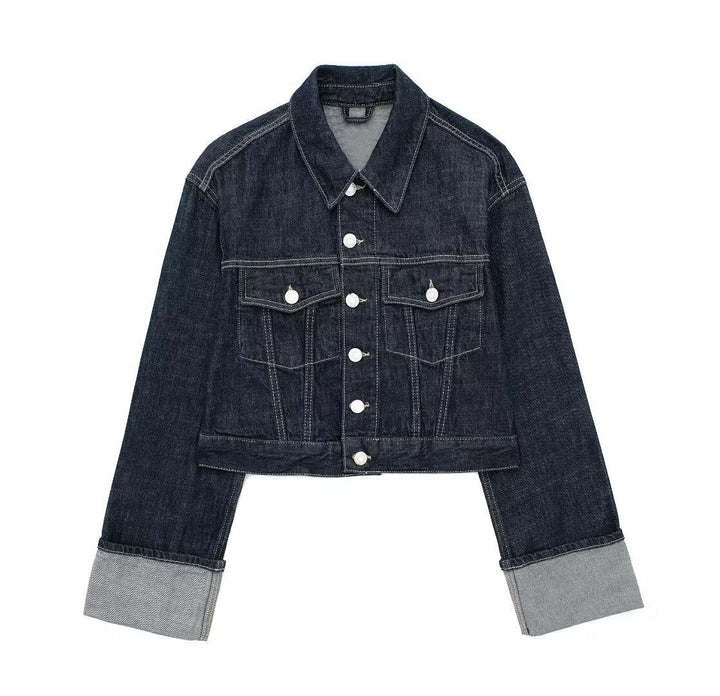 Helena | Lässige Jacke Damen mit aufrollbaren Ärmeln